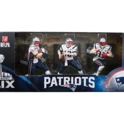 McFarlane Toys NFL New England Patriots Super Bowl XLIX 3-Figuren Pack