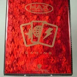 Max Protection 4 Pocket Portfolio Neo Red Wave