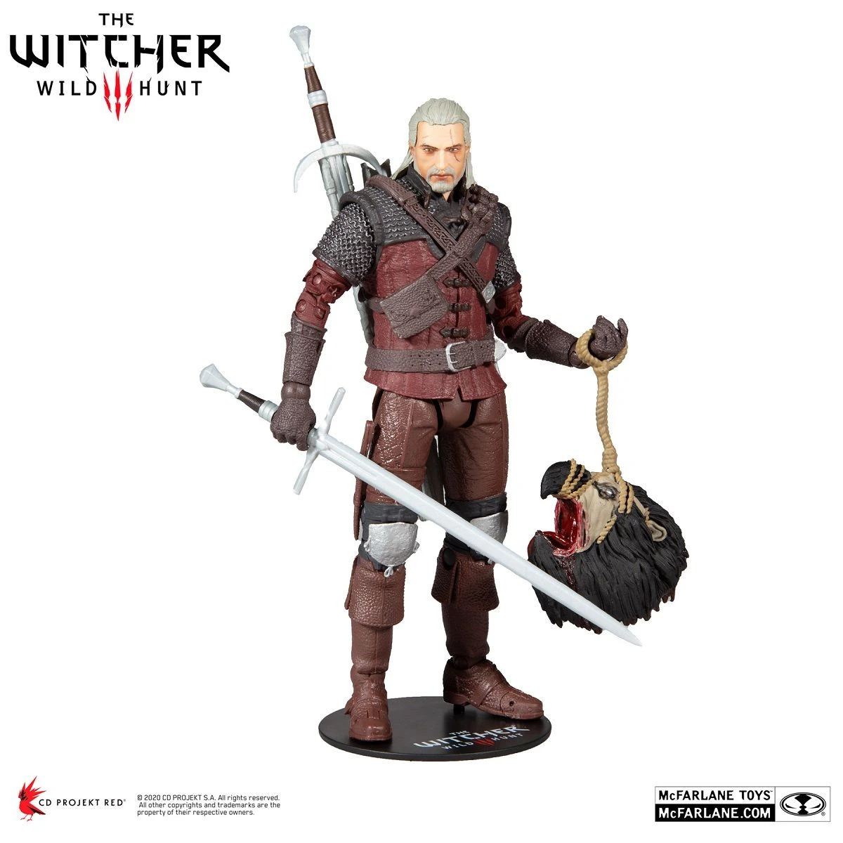 McFarlane Toys The Witcher 3 Wild Hunt - Geralt Von Riva (Wolf Armor) Figur 1 McFarlane Toys The Witcher 3 Wild Hunt - Geralt Von Riva (Wolf Armor) Figur