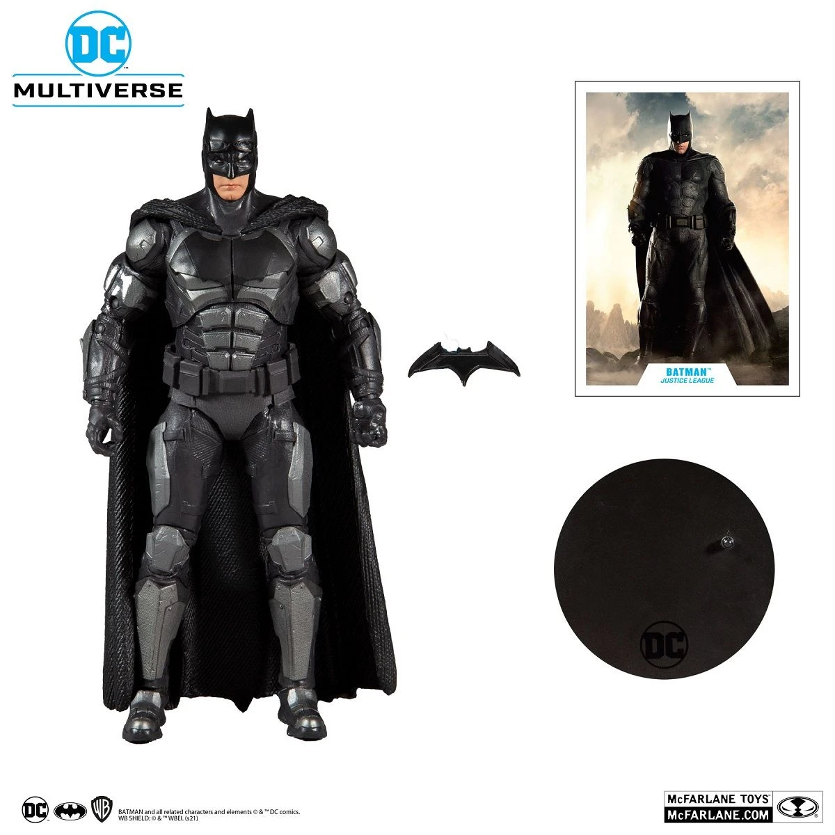 McFarlane Toys DC Justice League Movie - Batman - Actionfigur 2 McFarlane Toys DC Justice League Movie - Batman - Actionfigur – Bild 2