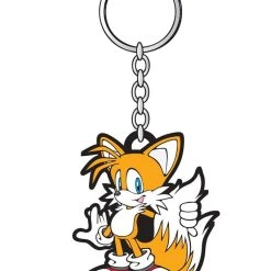 Diverse Sonic The Hedgehog - Standing Tails Rubber Keychain