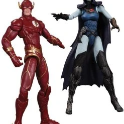 DC Direct Injustice - The Flash Vs. Raven 10cm 2-Pack Action-Figuren
