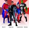 DC Direct Superman New Krypton Figuren 4er Set