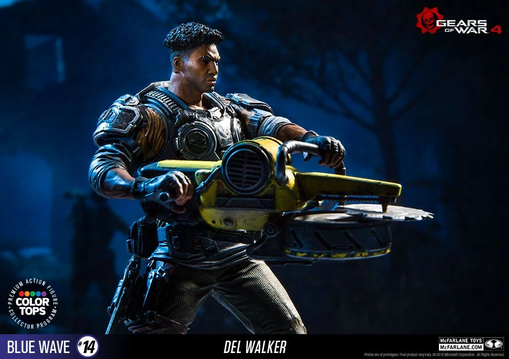 McFarlane Toys Gears Of War 4 - Del Walker 18cm Color Tops Figur 4 McFarlane Toys Gears Of War 4 - Del Walker 18cm Color Tops Figur – Bild 4
