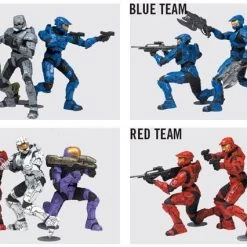 McFarlane Toys HALO Wars Heroic Collection 2009 Wave 1 Figuren 4er Set