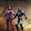 DC Direct Injustice - Cyborg Vs. Harley Quinn 10cm 2-Pack Action-Figuren