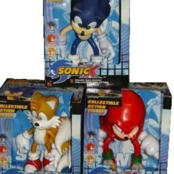 Diverse Sonic X Collectible 10" Actionfiguren Set (3 Figuren)