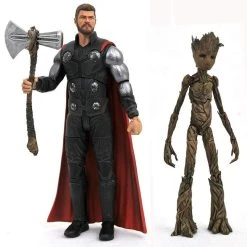 Diamond Select Marvel Select - Avengers 3 Infinity War - Thor & Groot Figuren