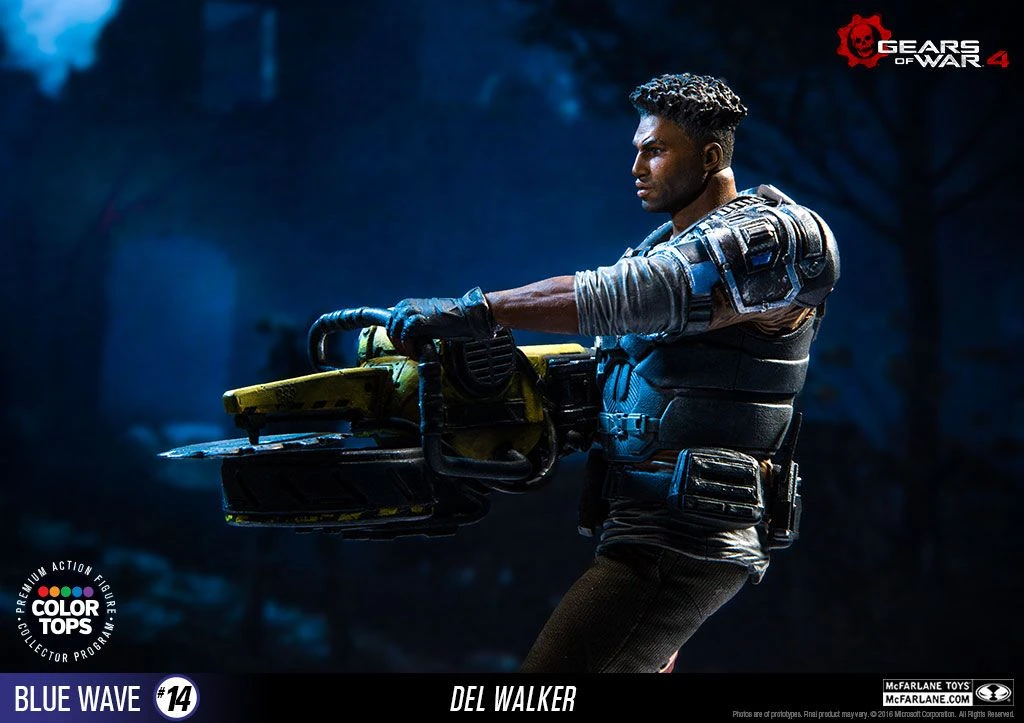 McFarlane Toys Gears Of War 4 - Del Walker 18cm Color Tops Figur 6 McFarlane Toys Gears Of War 4 - Del Walker 18cm Color Tops Figur – Bild 6