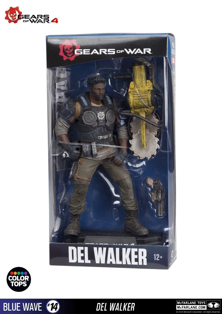 McFarlane Toys Gears Of War 4 - Del Walker 18cm Color Tops Figur 1 McFarlane Toys Gears Of War 4 - Del Walker 18cm Color Tops Figur