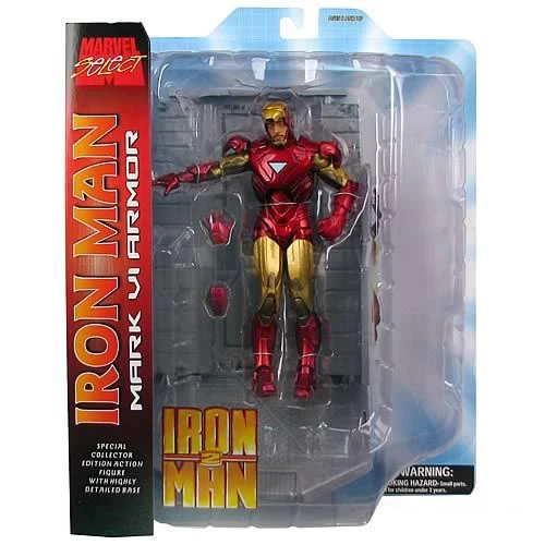 Diamond Select Marvel Select - Iron Man 2 - Mark VI Armor Figur 1 Diamond Select Marvel Select - Iron Man 2 - Mark VI Armor Figur