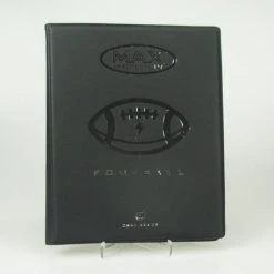 Max Protection 4 Pocket Portfolio Black Football (bedruckt)