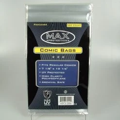 Max Protection Comic Bags Regular Size (100 St.) MAX