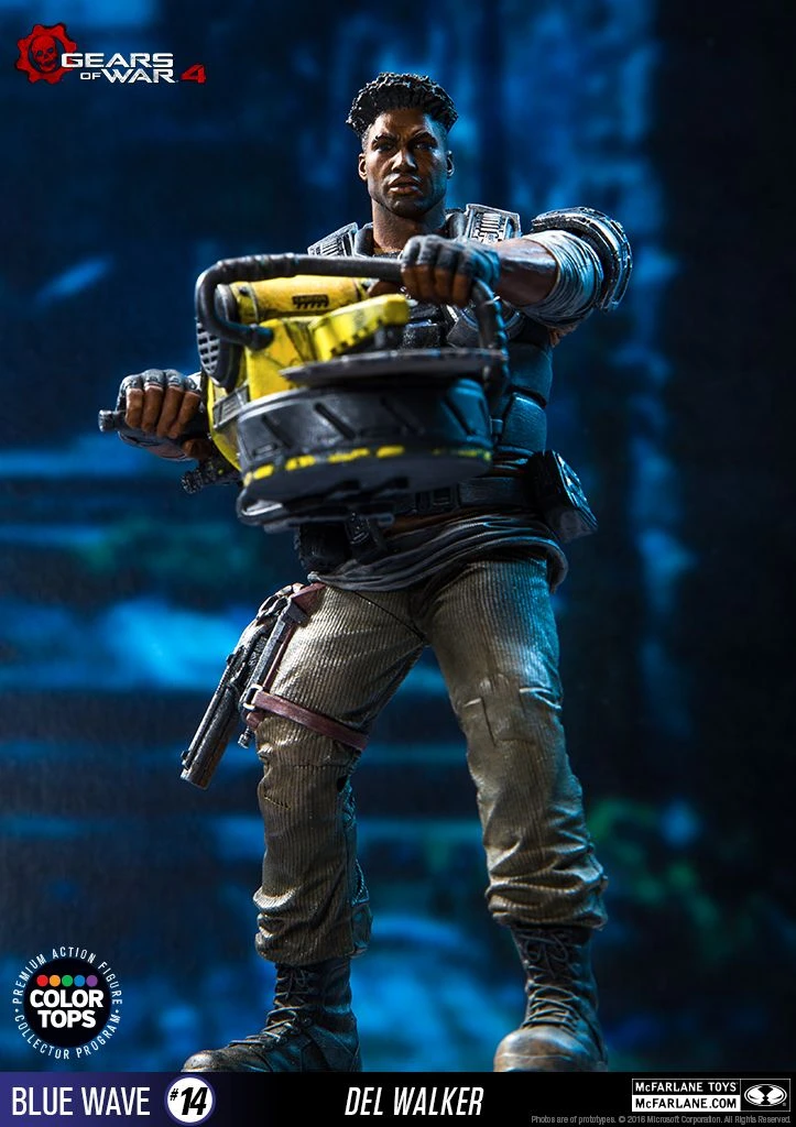McFarlane Toys Gears Of War 4 - Del Walker 18cm Color Tops Figur 7 McFarlane Toys Gears Of War 4 - Del Walker 18cm Color Tops Figur – Bild 7