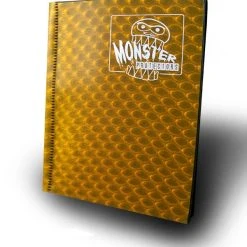 Diverse Monster A6 Mini Sammelalbum Für 64 Karten Prisma Gold