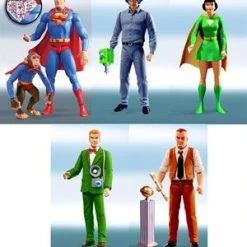 DC Direct Classic Silver Age Superman Series I Figuren 5er Set