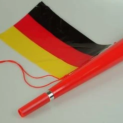 Diverse Tröte Mit Deutschlandflagge