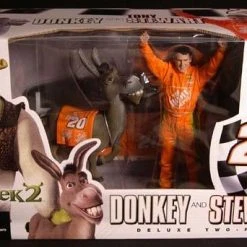 McFarlane Toys NASCAR Deluxe 2-Pack Donkey & Tony Stewart