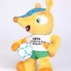 Diverse Fuleco Plüsch Maskottchen 17cm WM 2014 Brasilien Ball Unter Arm