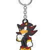 Diverse Sonic The Hedgehog - Shadow Rubber Keychain