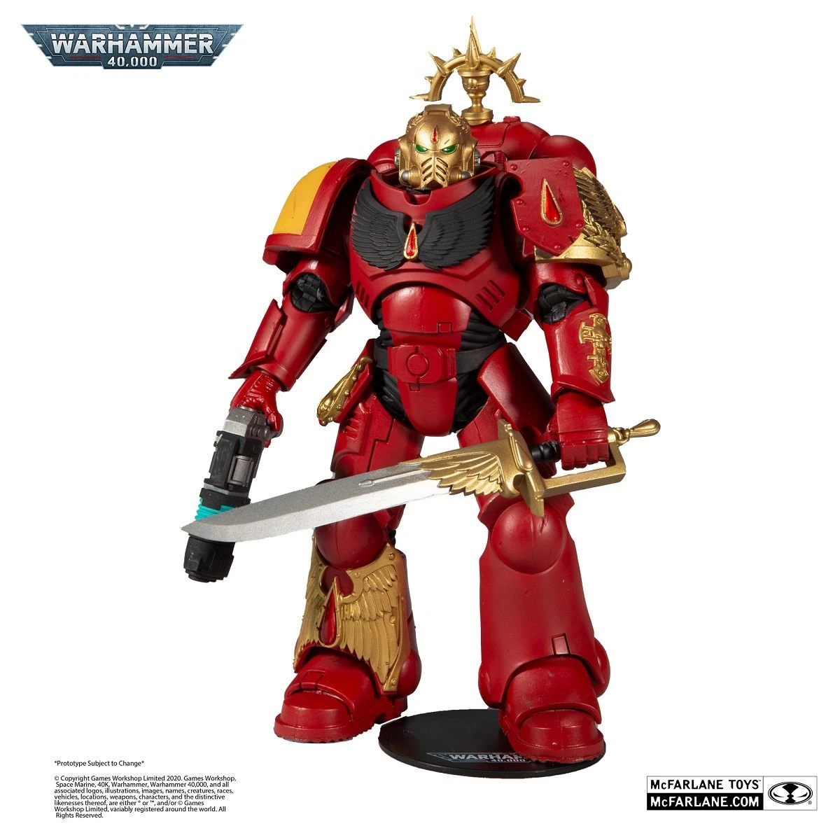 McFarlane Toys Warhammer 40K - Blood Angel Primaris Lieutenant Figur 2 McFarlane Toys Warhammer 40K - Blood Angel Primaris Lieutenant Figur – Bild 2