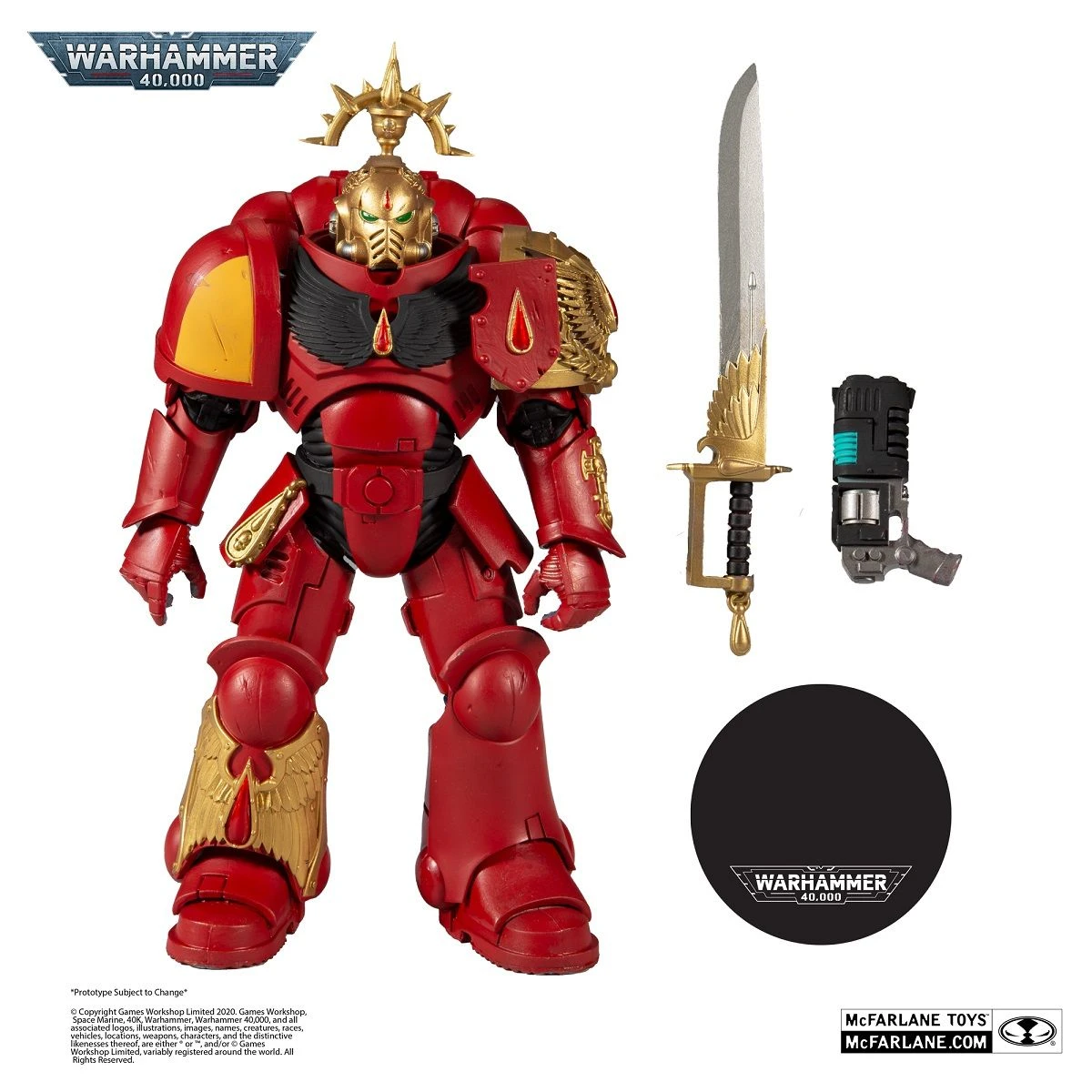 McFarlane Toys Warhammer 40K - Blood Angel Primaris Lieutenant Figur 1 McFarlane Toys Warhammer 40K - Blood Angel Primaris Lieutenant Figur