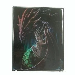 Max Protection 4 Pocket Portfolio Female Dragon