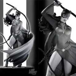 DC Direct Catwoman Black And White Statue