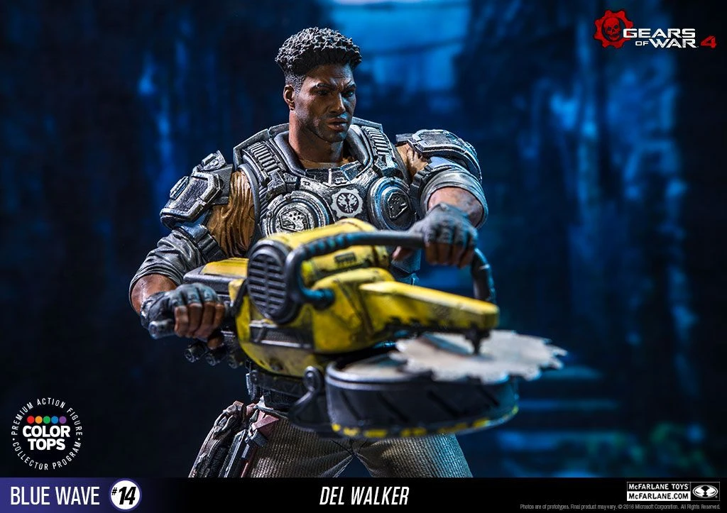 McFarlane Toys Gears Of War 4 - Del Walker 18cm Color Tops Figur 3 McFarlane Toys Gears Of War 4 - Del Walker 18cm Color Tops Figur – Bild 3