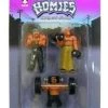 Diverse HOMIES - Health Club 3-Figuren + Bank Blister Set #1