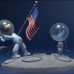 McFarlane Toys The Simpsons - Movie Itchy & Scratchy With Sound