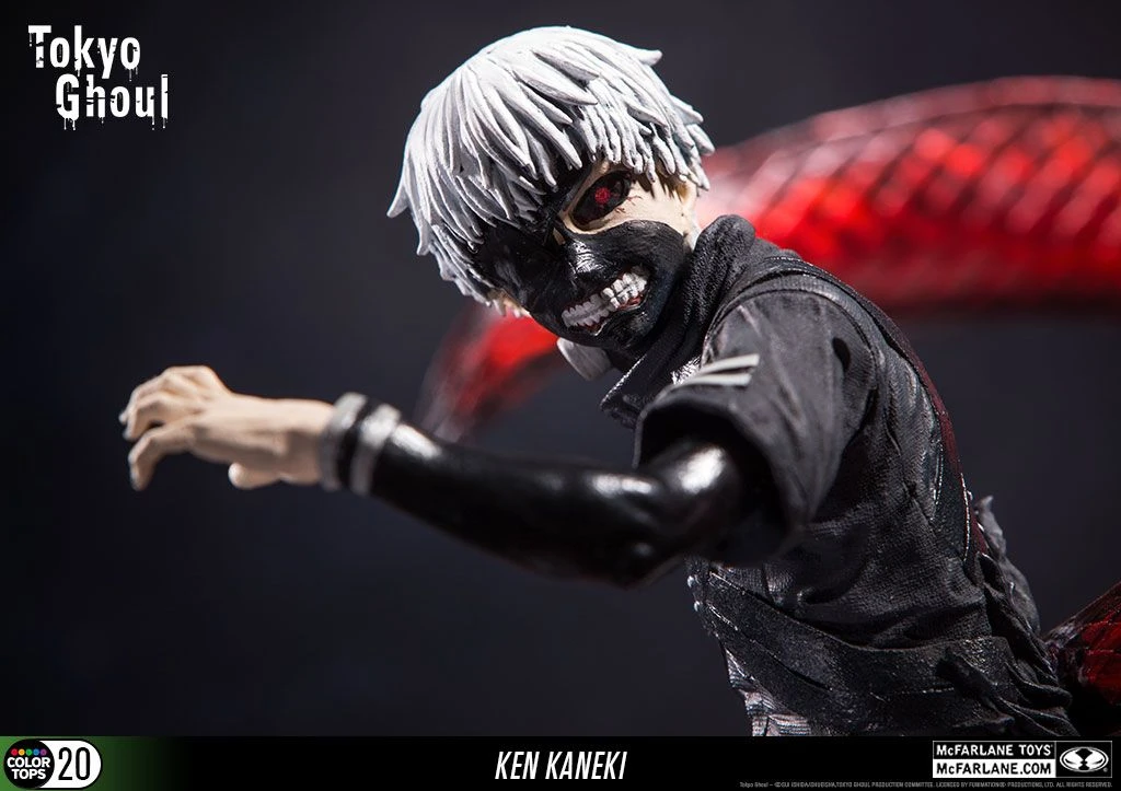 McFarlane Toys Tokyo Ghoul - Ken Kaneki 17cm Color Tops Figur 2 McFarlane Toys Tokyo Ghoul - Ken Kaneki 17cm Color Tops Figur – Bild 2