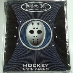 Max Protection 4 Pocket Portfolio Black Hockey (Create A Theme)
