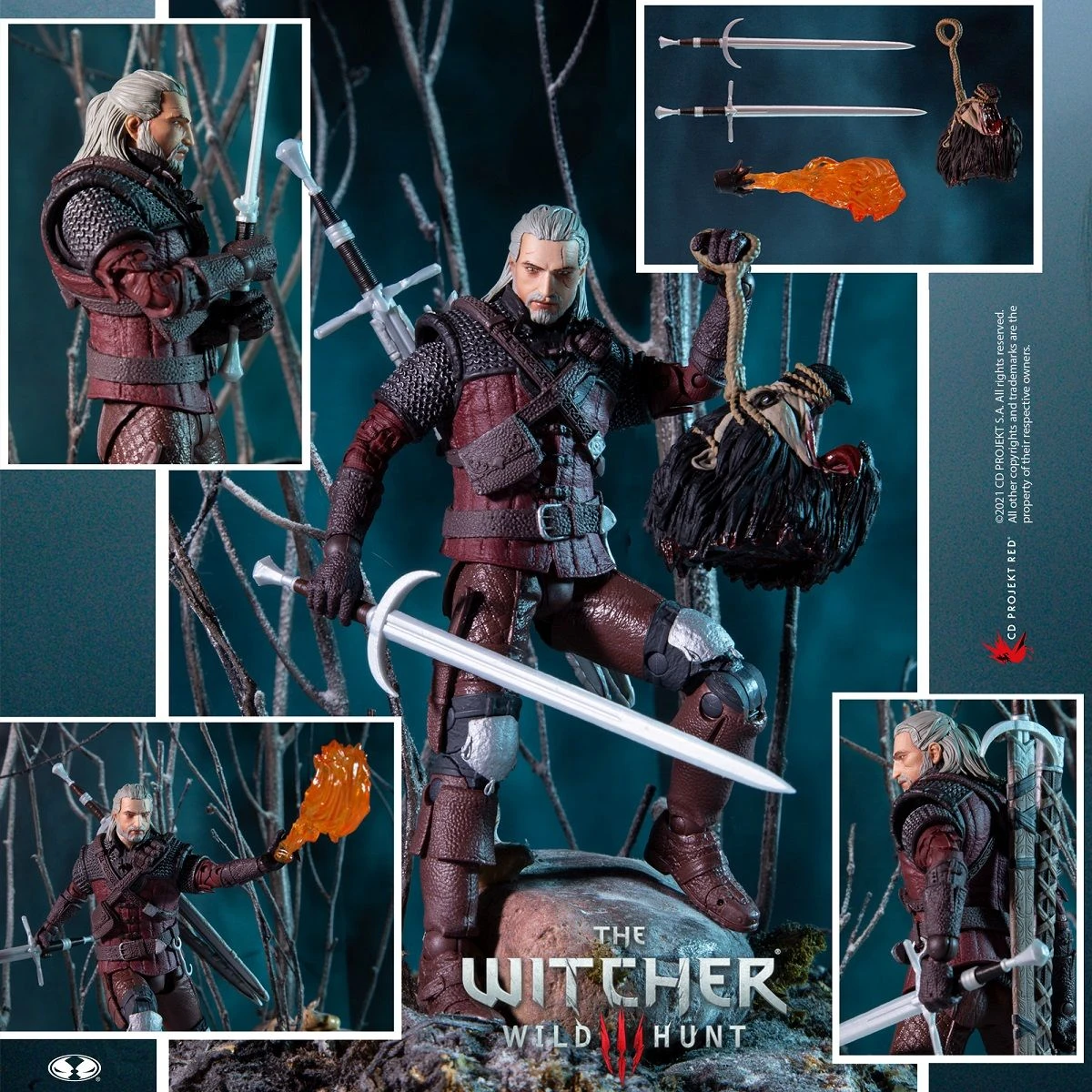 McFarlane Toys The Witcher 3 Wild Hunt - Geralt Von Riva (Wolf Armor) Figur 11 McFarlane Toys The Witcher 3 Wild Hunt - Geralt Von Riva (Wolf Armor) Figur – Bild 11